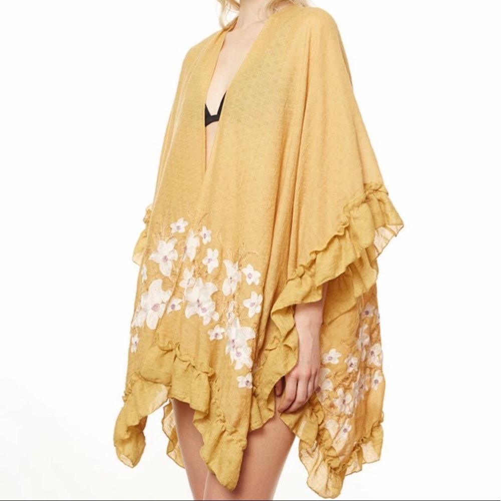Only 1 Left! 🔥 Women’s White Boho Kimono CoverUp - Picture 7 of 8